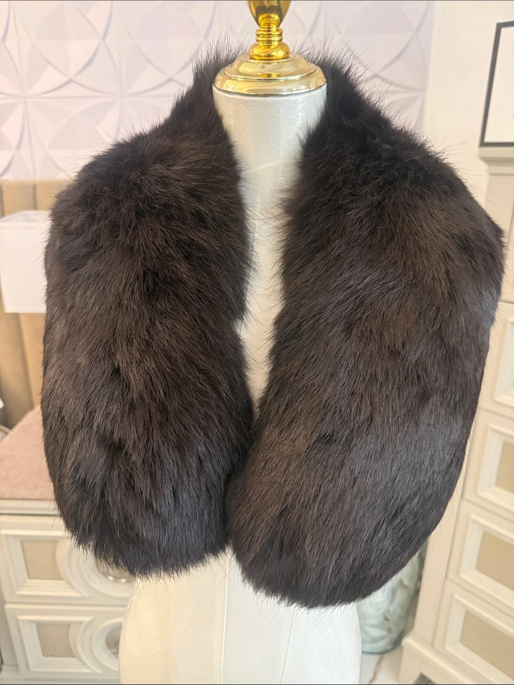 Real Fox fur collar soft pelts